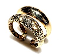 Ringe Dame 9KT in Gelbgold 9K DOPPIO STARDUST  MB UO/Z G